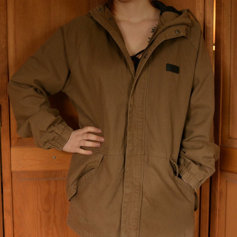 Volcom Dark Tan Winde Resistant Jacket